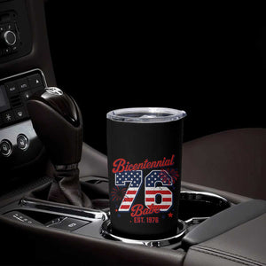 Retro Bicentennial Babe Est 1976 Tumbler Cup 4th of July 50th Birthday Gift TS02 Print Your Wear