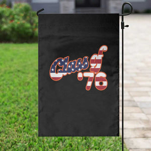 Patriotic Class of 76 Retro American Flag Script Garden Flag Graduation Birthday Milestone TS02 Print Your Wear
