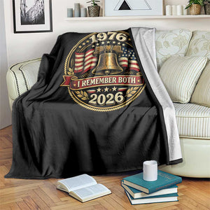 Bicentennial Born 1976 Liberty Bell Throw Blanket America 250th Anniversary 50th Birthday