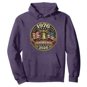 Bicentennial Born 1976 Liberty Bell Hoodie America 250th Anniversary 50th Birthday TS02 Purple Print Your Wear