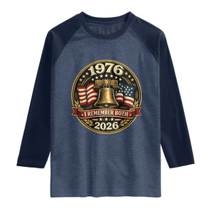 Bicentennial Born 1976 Liberty Bell Raglan Shirt America 250th Anniversary 50th Birthday