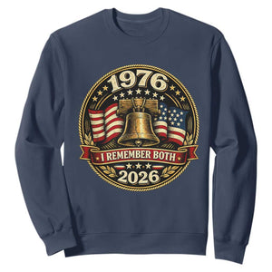 Bicentennial Born 1976 Liberty Bell Sweatshirt America 250th Anniversary 50th Birthday TS02 Navy Print Your Wear