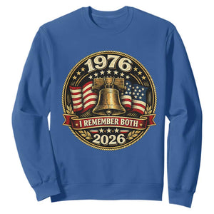 Bicentennial Born 1976 Liberty Bell Sweatshirt America 250th Anniversary 50th Birthday TS02 Royal Blue Print Your Wear