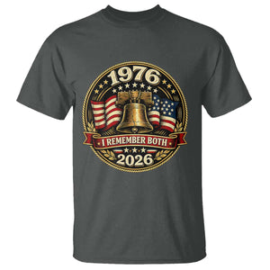 Bicentennial Born 1976 Liberty Bell T Shirt America 250th Anniversary 50th Birthday TS02 Dark Heather Print Your Wear