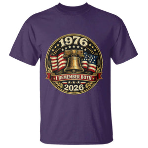 Bicentennial Born 1976 Liberty Bell T Shirt America 250th Anniversary 50th Birthday TS02 Purple Print Your Wear