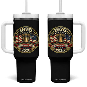 Bicentennial Born 1976 Liberty Bell Tumbler With Handle America 250th Anniversary 50th Birthday TS02 One Size: 40 oz Black Print Your Wear