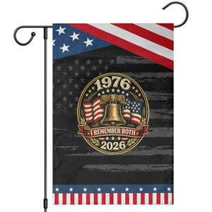Bicentennial Born 1976 Liberty Bell Patriotic Garden Flag America 250th Anniversary 50th Birthday