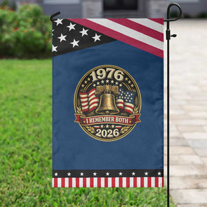 Bicentennial Born 1976 Liberty Bell Patriotic Garden Flag America 250th Anniversary 50th Birthday