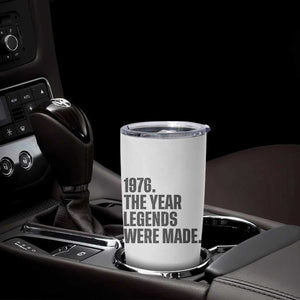 1976 The Year Legends Were Made Tumbler Cup Minimalist Retro 50th Birthday TS02 Print Your Wear