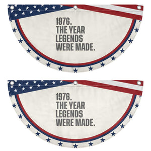 1976 The Year Legends Were Made Patriotic Fan Flag Minimalist Retro 50th Birthday