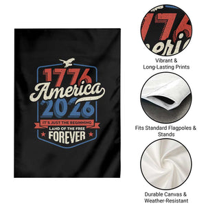 America 250th Anniversary 1776 to 2026 Garden Flag Land Of The Free Patriotic Gift TS02 Print Your Wear