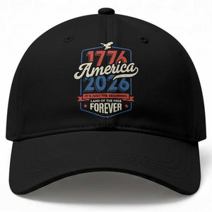 America 250th Anniversary 1776 to 2026 Baseball Cap Land Of The Free Patriotic Gift TS02 Print Your Wear