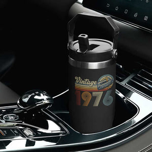 Vintage Sunset 1976 Retro Cassette Flip Straw Tumbler Mechanical Dial Tech Nostalgia 50th Birthday TS02 Print Your Wear