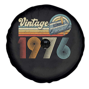 Vintage Sunset 1976 Retro Cassette Spare Tire Cover Mechanical Dial Tech Nostalgia 50th Birthday TS02 Print Your Wear