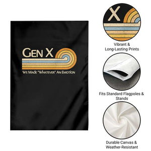 Gen X We Made Whatever An Emotion Garden Flag Vintage Retro 70s Rainbow Graphic TS02 Print Your Wear