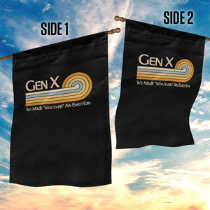 Gen X We Made Whatever An Emotion Garden Flag Vintage Retro 70s Rainbow Graphic TS02 Print Your Wear
