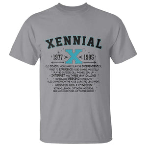 Xennial Definition 1977 to 1985 T Shirt Vintage Dictionary Style Graphic