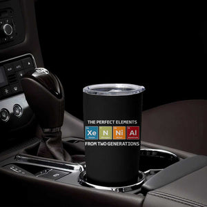 Xennial The Perfect Elements From Two Generations Tumbler Cup Periodic Table Science Graphic
