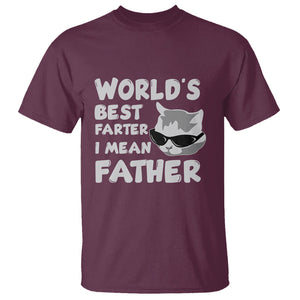 Funny World's Best Farter I Mean Father Best Cat Dad Ever T Shirt TS02 Printyourwear