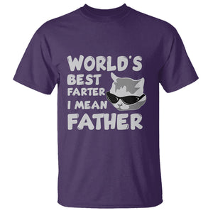 Funny World's Best Farter I Mean Father Best Cat Dad Ever T Shirt TS02 Printyourwear