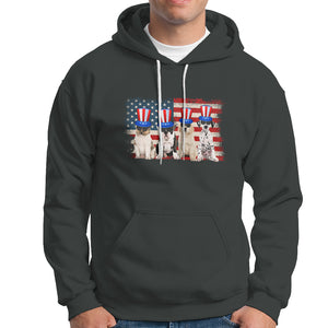 American Dog Hoodie Funny USA Patriotic Cat Happy 4th July Gifts for Dog Lovers TS02 Printyourwear