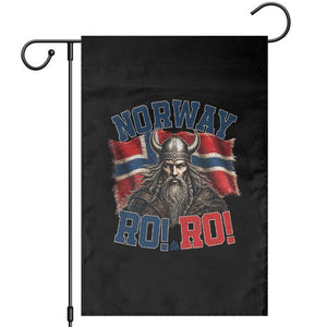 Fierce Norway Viking Warrior Ro Ro Garden Flag Patriotic Norge Norwegian Flag Funny Rowing Support TS02 Black Print Your Wear