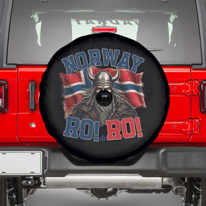 Fierce Norway Viking Warrior Ro Ro Spare Tire Cover Patriotic Norge Norwegian Flag Funny Rowing Support TS02 Black Print Your Wear