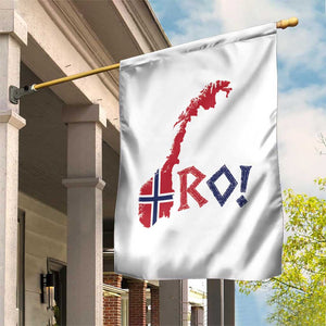 Norway Flag Country Map Patriotic Ro Ro Chant Garden Flag Norwegian Viking Row Soccer Supporter Football Fans
