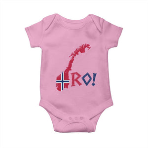 Norway Flag Country Map Patriotic Ro Ro Chant Baby Onesie Norwegian Viking Row Soccer Supporter Football Fans