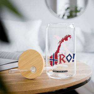 Norway Flag Country Map Patriotic Ro Ro Chant Glass Can Norwegian Viking Row Soccer Supporter Football Fans