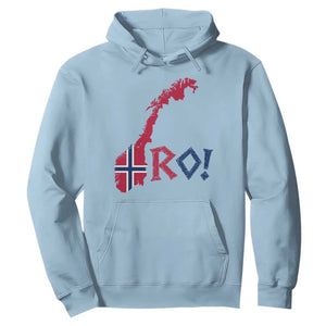 Norway Flag Country Map Patriotic Ro Ro Chant Hoodie Norwegian Viking Row Soccer Supporter Football Fans
