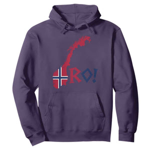 Norway Flag Country Map Patriotic Ro Ro Chant Hoodie Norwegian Viking Row Soccer Supporter Football Fans