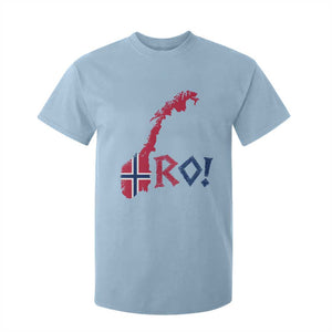 Norway Flag Country Map Patriotic Ro Ro Chant T Shirt For Kid Norwegian Viking Row Soccer Supporter Football Fans