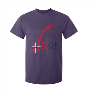 Norway Flag Country Map Patriotic Ro Ro Chant T Shirt For Kid Norwegian Viking Row Soccer Supporter Football Fans