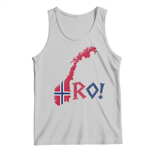 Norway Flag Country Map Patriotic Ro Ro Chant Tank Top Norwegian Viking Row Soccer Supporter Football Fans