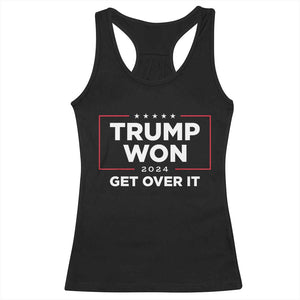 Trump 2024 Racerback Tank Top 47th President He Won Get Over It TS02 Black Print Your Wear