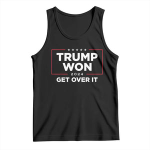 Trump 2024 Tank Top 47th President He Won Get Over It TS02 Black Print Your Wear