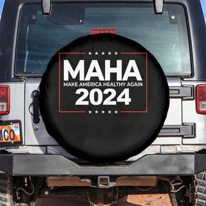 RFK Jr Kennedy 2024 Spare Tire Cover MAHA Make America Healthy Again TS02 No hole Black Print Your Wear