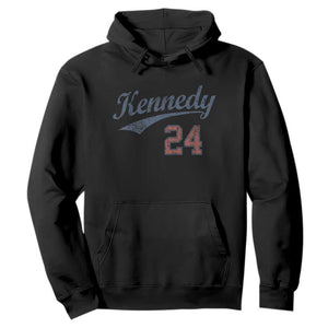 RFK Jr Kennedy 2024 Hoodie Team Kennedy 24 Vintage TS02 Black Print Your Wear