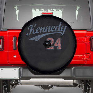 RFK Jr Kennedy 2024 Spare Tire Cover Team Kennedy 24 Vintage TS02 Black Print Your Wear