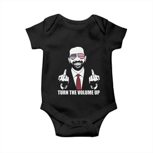 Zohran Mamdani Hope Baby Onesie Zoharan Mamdani USA Flag Funny Middle Finger TS02 Black Print Your Wear