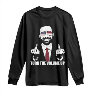 Zohran Mamdani Hope Long Sleeve Shirt Zoharan Mamdani USA Flag Funny Middle Finger TS02 Black Print Your Wear