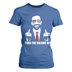 Zohran Mamdani Hope T Shirt For Women Zoharan Mamdani USA Flag Funny Middle Finger TS02 Royal Blue Print Your Wear