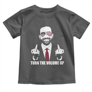 Zohran Mamdani Hope Toddler T Shirt Zoharan Mamdani USA Flag Funny Middle Finger TS02 Dark Heather Print Your Wear
