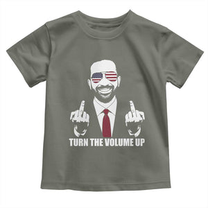 Zohran Mamdani Hope Toddler T Shirt Zoharan Mamdani USA Flag Funny Middle Finger TS02 Military Green Print Your Wear