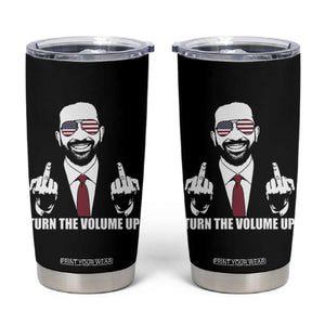 Zohran Mamdani Hope Tumbler Cup Zoharan Mamdani USA Flag Funny Middle Finger TS02 Black Print Your Wear