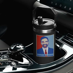 Zohran Madamni Flip Straw Tumbler for New York Mayor TS02 Print Your Wear