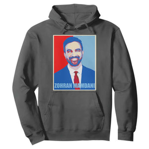 Zohran Madamni Hoodie for New York Mayor TS02 Dark Heather Print Your Wear