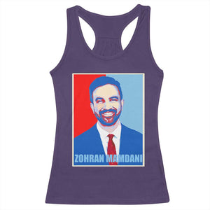 Zohran Madamni Racerback Tank Top for New York Mayor TS02 Purple Print Your Wear