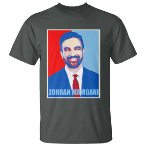 Zohran Madamni T Shirt for New York Mayor TS02 Dark Heather Print Your Wear